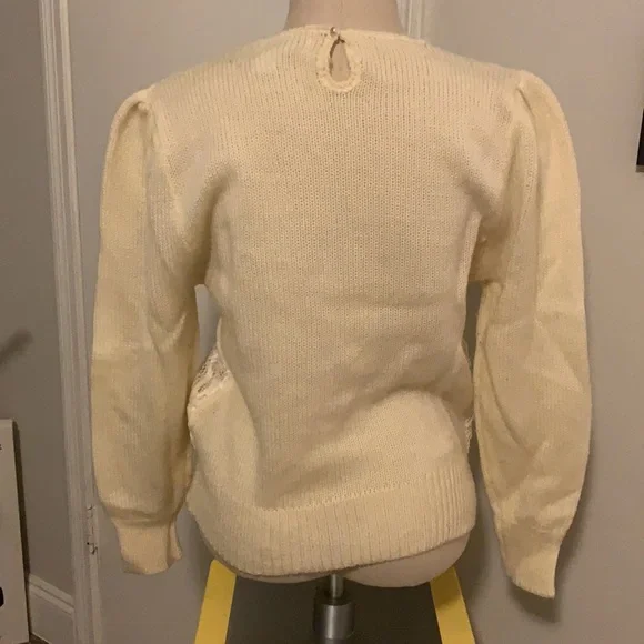 💕BOGO💕James St. John vintage floral lace sweater - Picture 2 of 11